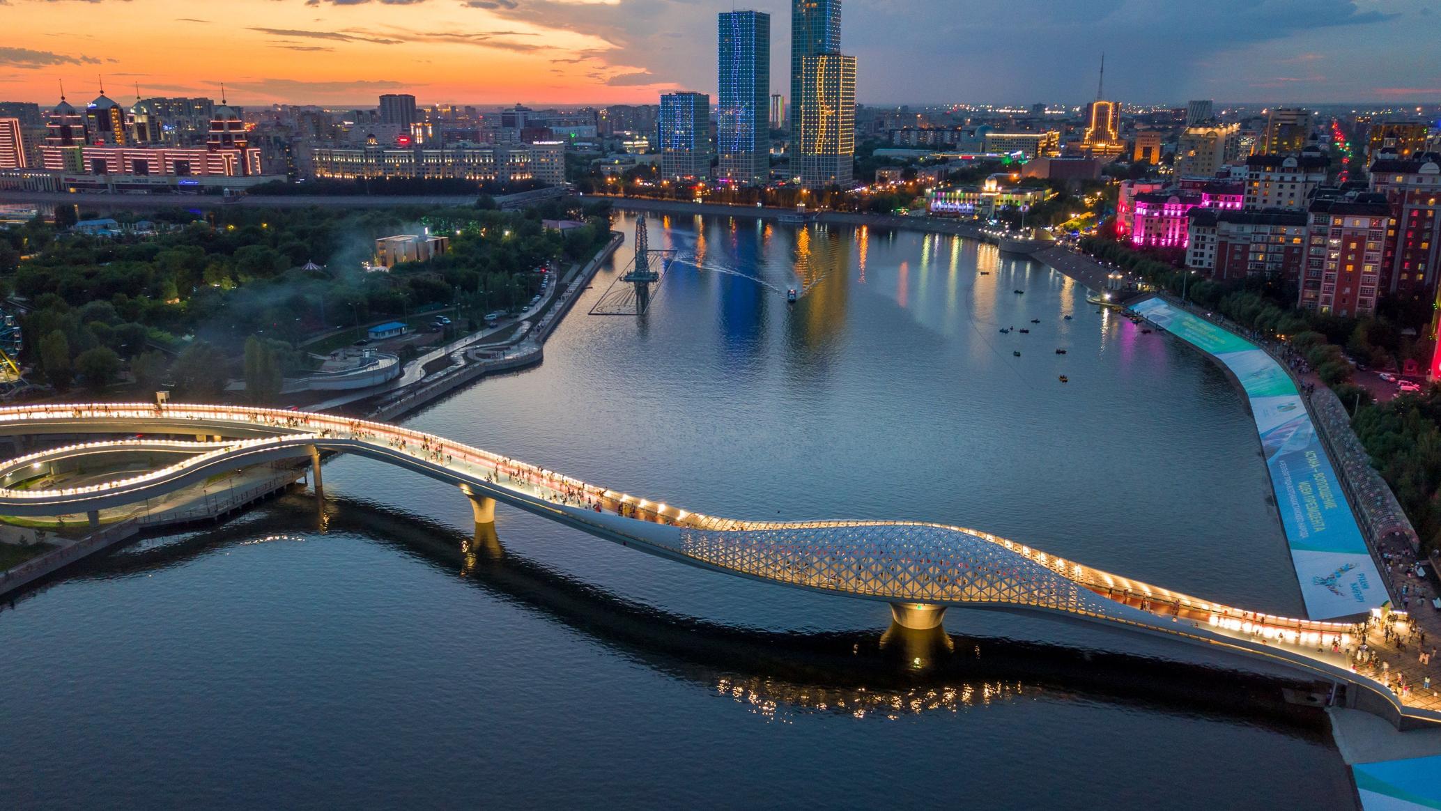 Astana skyline and modern architecture