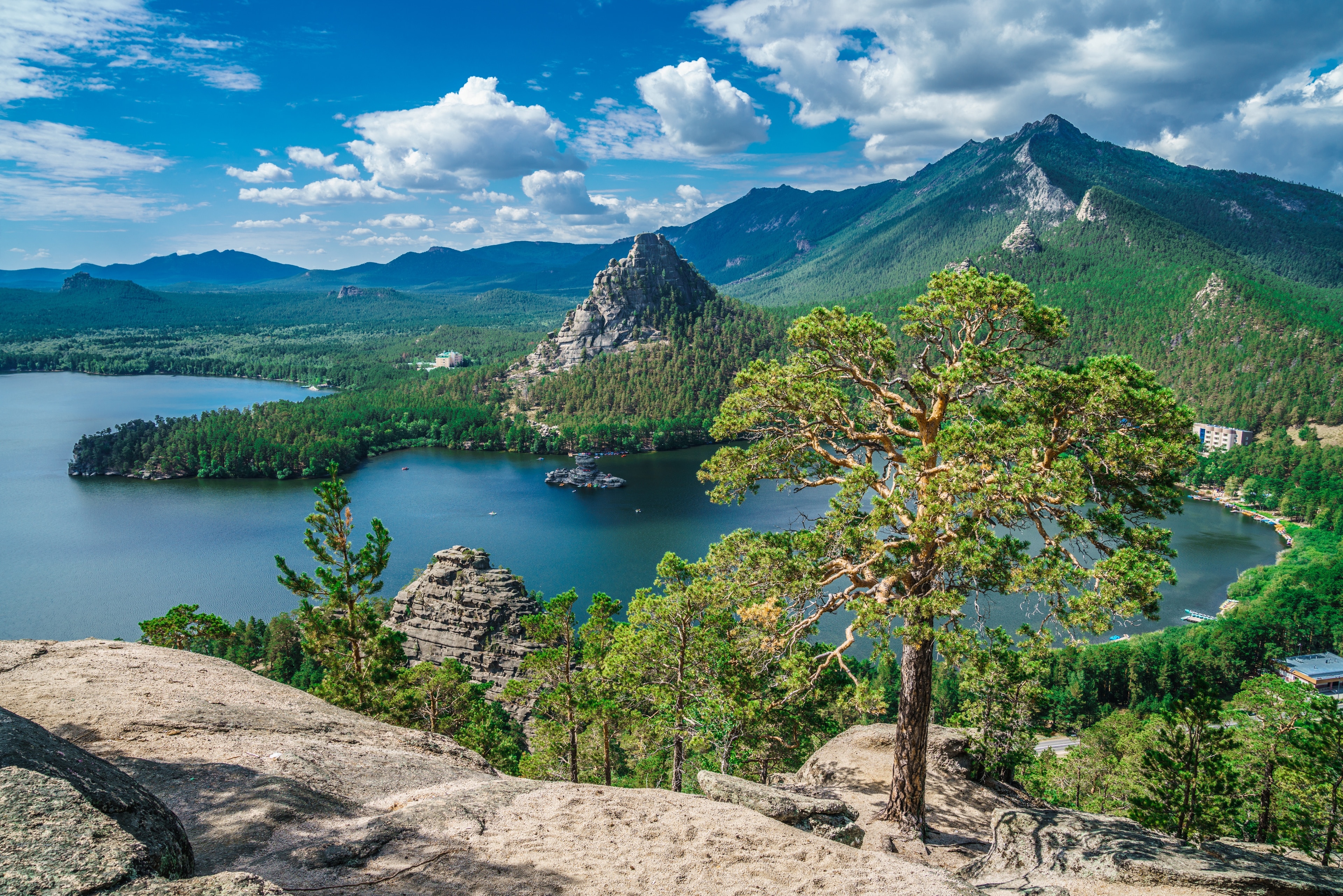 Burabay lake and nature